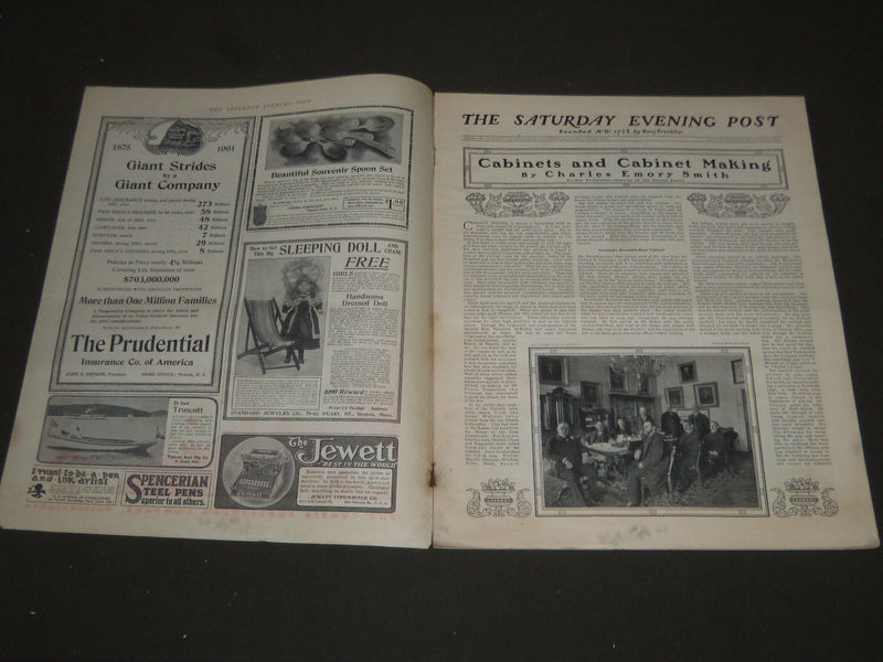 1902 FEBRUARY 15 THE SATURDAY EVENING POST MAGAZINE - ILLUSTRATED COVER- SP 1029