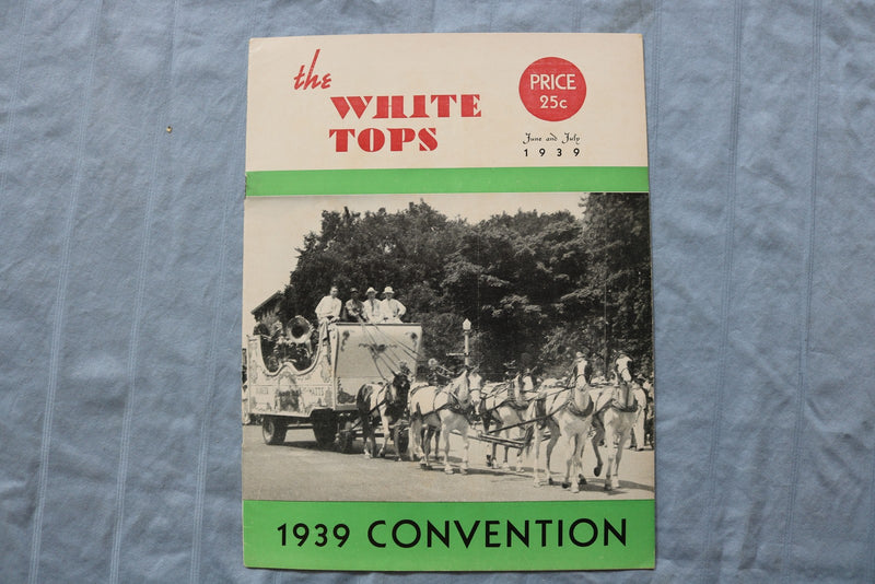 1939 JUNE AND JULY THE WHITE TOPS MAGAZINE WITH ENVELOPE - K 3127