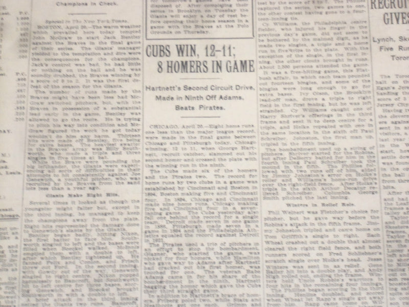 1923 APRIL 21 NEW YORK TIMES - SCIENTISTS TO STAGE A MOCK EARTHQUAKE - NT 8355