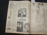 1963 DEC 8 MILWAUKEE JOURNAL TV SCREEN SECTION - JOEY BISHOP COVER - NP 8062