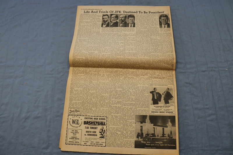 1963 NOV 23 THE JOURNAL-GAZETTE NEWSPAPER - PRESIDENT'S KILLER SEIZED - NP 8546