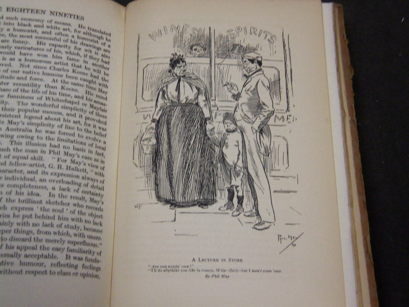1923 THE EIGHTEEN NINETIES BY HOLBROOK JACKSON BOOK - NICE PLATES - KD 1132