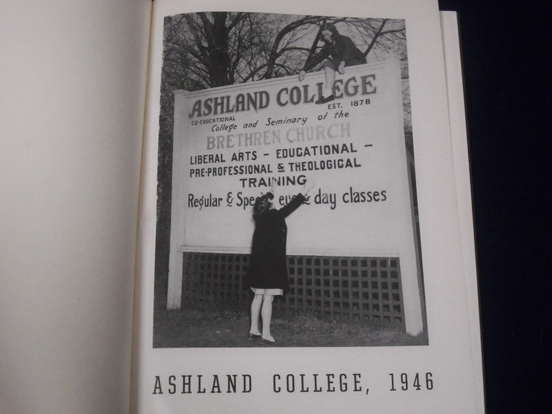 1946 PINE WHISPERS ASHLAND COLLEGE YEARBOOK - OHIO - GREAT PHOTOS - YB 510