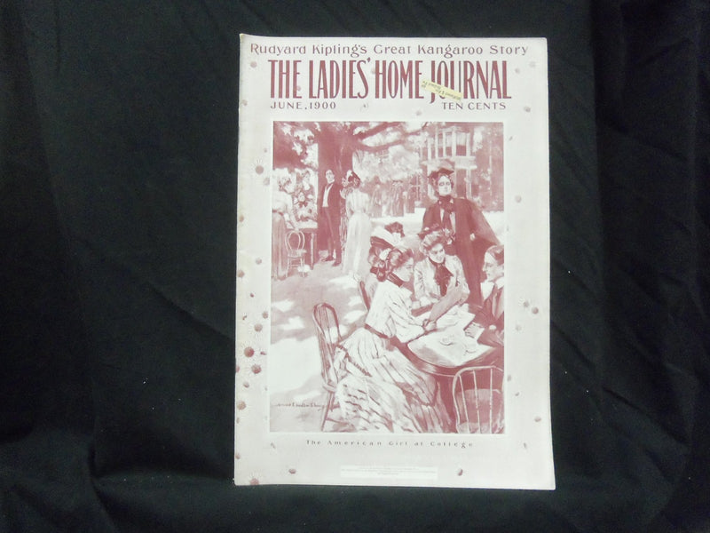 1900 JUNE LADIES' HOME JOURNAL MAGAZINE - HOWARD CHANDLER CHRISTY COVER- ST 1603