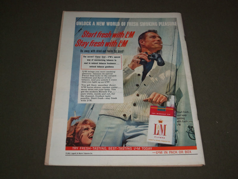 1961 JUNE 5 SPORTS ILLUSTRATED MAGAZINE - FASCINATION OF OCEAN RACING - SP 9010