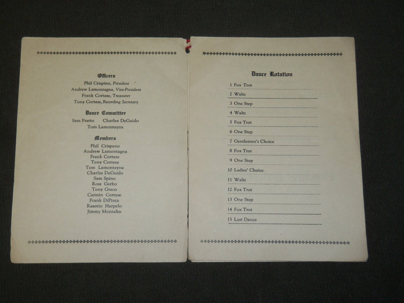 1931 OCTOBER 3 THE ROYAL BENGALS BALLOON DANCE PROGRAM - J 3638