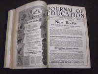 1923 JANUARY-DECEMBER JOURNAL OF EDUCATION BOUND VOLUME - COMPLETE YEAR - R 933