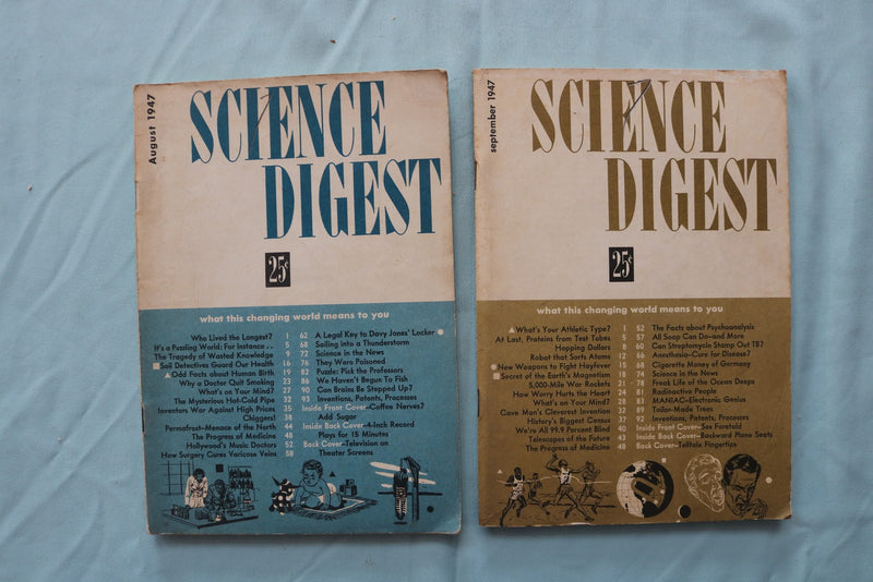 1938-1947 SCIENCE DIGEST MAGAZINE - LOT OF 10 - O 3940