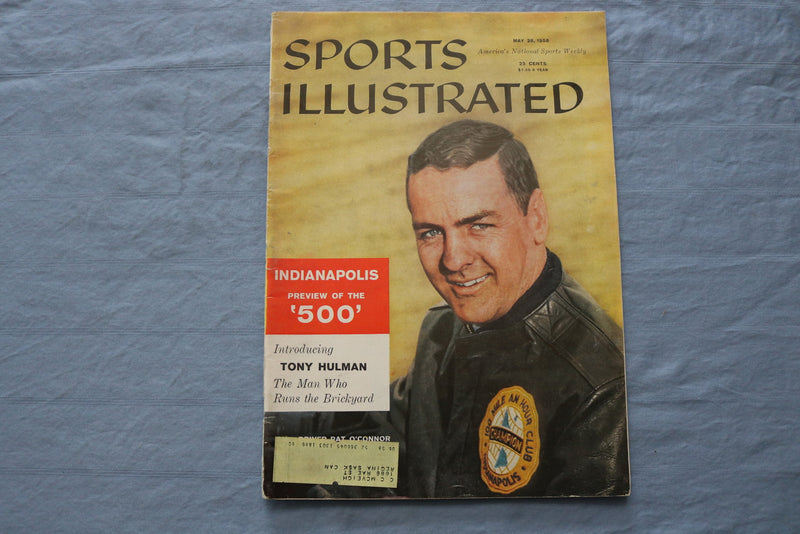 1958 MAY 26 SPORTS ILLUSTRATED MAGAZINE - TONY HULMAN COVER - ST 5506E