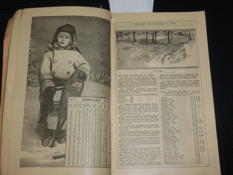 1885 ILLUSTRATED BALTIMORE AMERICAN ALMANAC - SOFTCOVER- J 6863