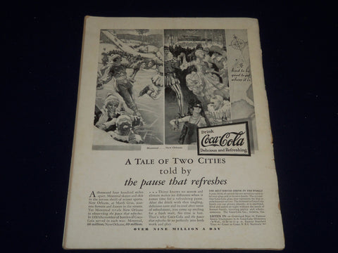1931 MARCH THE AMERICAN GIRL MAGAZINE - COCA-COLA AD BACK COVER - SP 2563