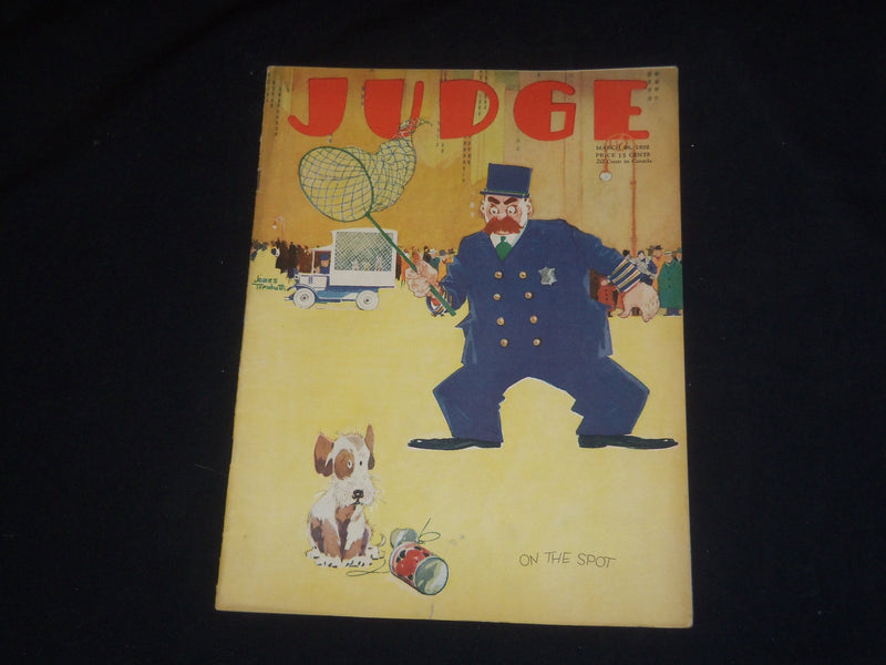 1932 MARCH 26 JUDGE MAGAZINE - ON THE SPOT - ST 5726
