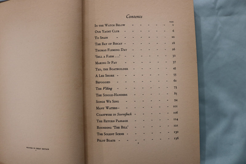 1935 TOLD IN THE WATCH BELOW HARDCOVER BOOK BY HUGHES AND MAXWELL - KD 9626