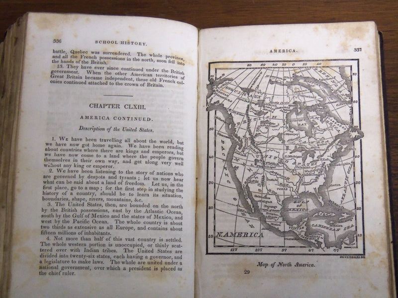 1838 PETER PARLEY'S COMMON SCHOOL HISTORY BOOK - FOURTH EDITION - K 2004