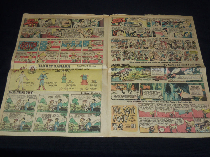 1976 JULY 4 THE BALTIMORE SUN NEWSPAPER COMIC SECTIONS LOT OF 2 - NP 8931