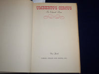 1951 UMBERTO'S CIRCUS HARDCOVER BOOK BY EDUARD BASS- KD 703G