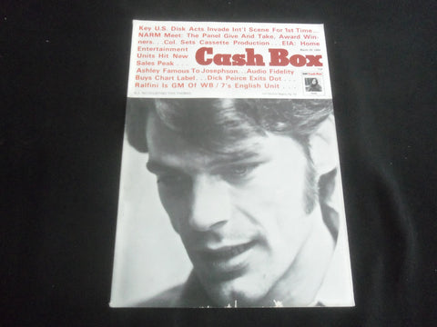 1969 MARCH 15 CASH BOX MAGAZINE - B.J. THOMAS COVER - SP 9337Y