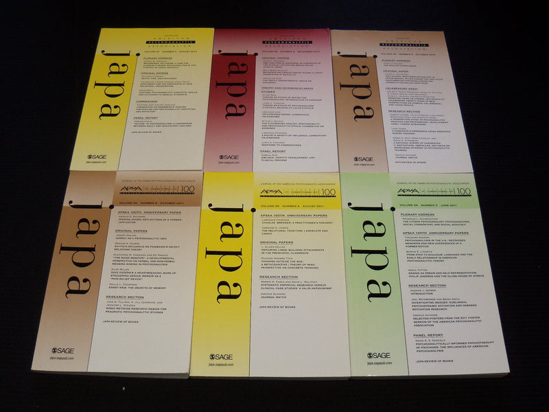 1994-2013 JAPA JOURNAL MAGAZINES LOT OF 22 - SOFTCOVER - KD 5T