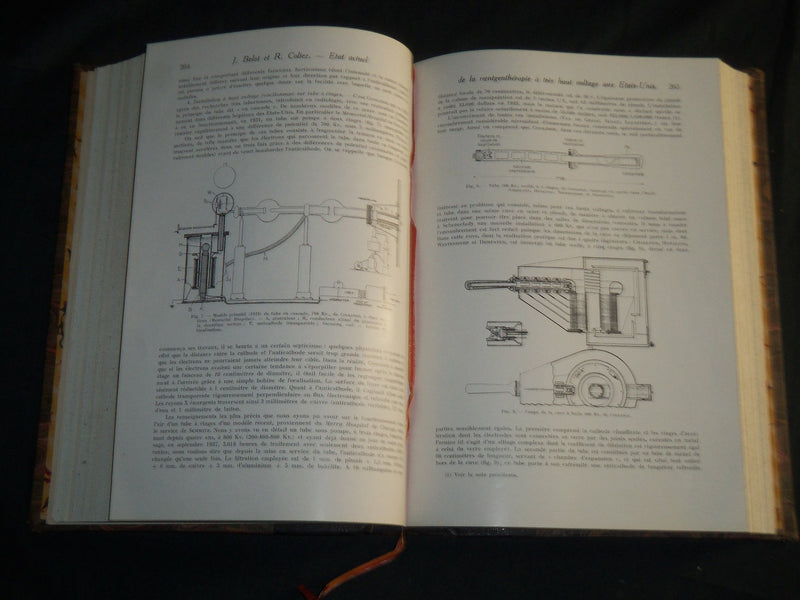 1932-1938 JOURNAL DE RADIOLOGIE ET D'ELECTROLOGIE BOUND VOLUMES LOT OF 6 - KD 6