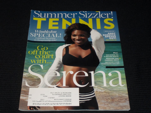2011 JULY TENNIS MAGAZINE - SERENA WILLIAMS FRONT COVER - E 2292