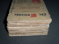1907 THE PHILISTINE MAGAZINE LOT OF 11 ISSUES - BY ELBERT HUBBARD - WR 709C