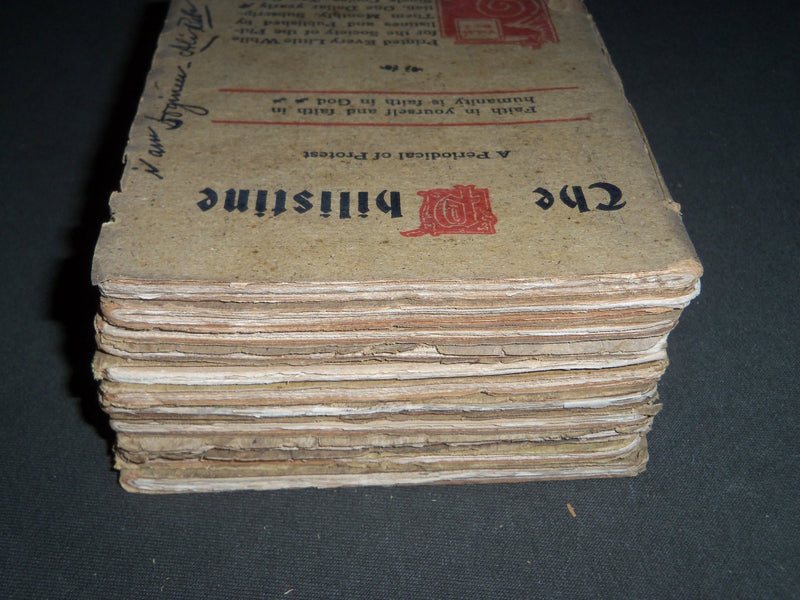 1907 THE PHILISTINE MAGAZINE LOT OF 11 ISSUES - BY ELBERT HUBBARD - WR 709C
