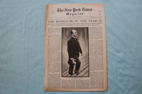 1931 JAN 25 THE NEW YORK TIMES MAGAZINE SECTION - MUSSOLINI OF YEAR IX - NP 9105