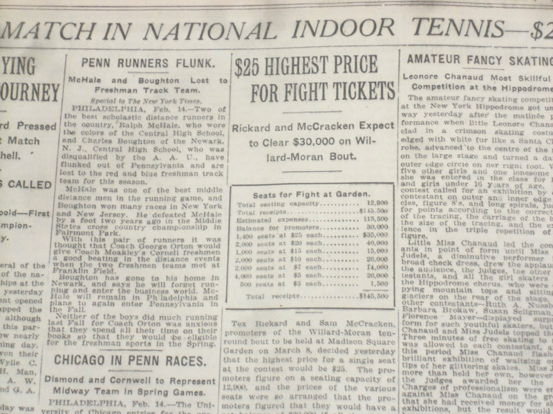 1916 FEBRUARY 15 NEW YORK TIMES - ARETHUSA IS HIT BY MINE, 10 DEAD - NT 9036