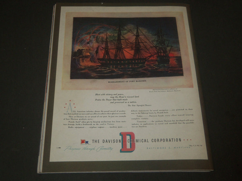 1945 JANUARY FORTUNE MAGAZINE - GREAT COVER & ADS - F 182