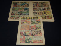 1955 DIARIO DE COSTA RICA SUNDAY COLOR COMCIS LOT OF 9 - SUPERMAN - NP 2152U