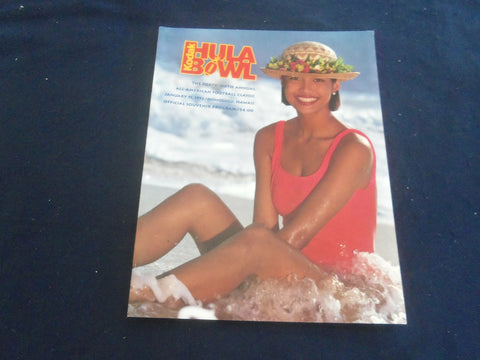 1992 JANUARY 11 HULA BOWL PROGRAM - EAST VS. WEST - ST 5824W