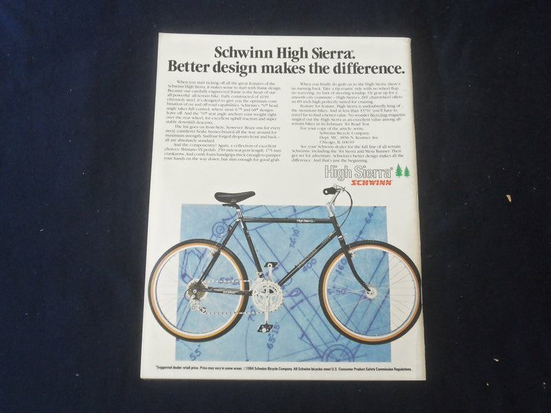 1984 JUNE BICYCLE SPORT MAGAZINE - MEET AMERICA'S OLYMPIC HOPEFULS - ST 1765Q