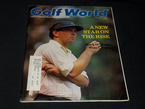 1985 FEBRUARY 8 GOLF WORLD MAGAZINE - MARK O'MEARA FRONT COVER - E 5612A