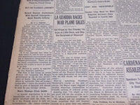 1939 FEBRUARY 20 NEW YORK TIMES - LA GUARDIA BACKS WAR PLANE SALES - NT 6838