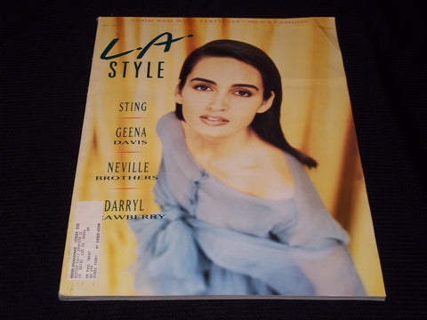 1991 MAY L.A. STYLE MAGAZINE - GAIL ELLIOTT FRONT COVER - E 20208