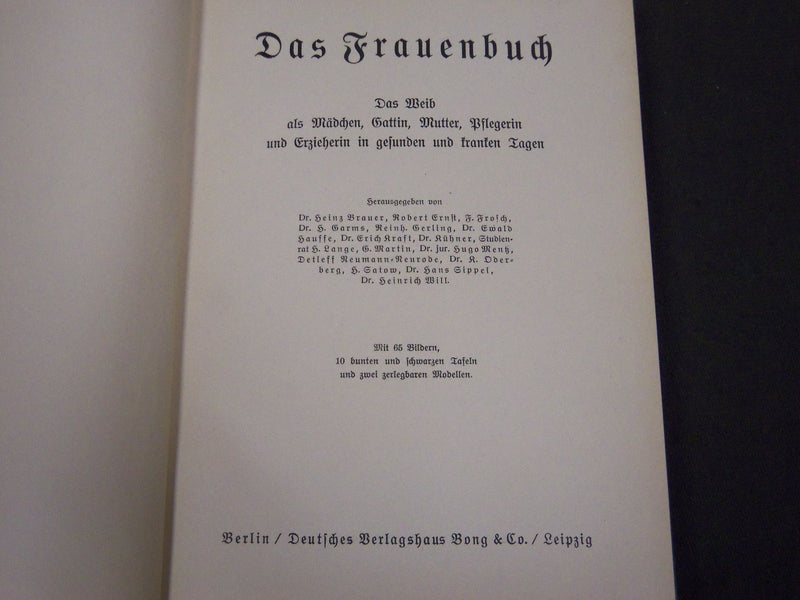 1928 DAS FRAUENBUCH GERMAN BOOK - NICE ILLUSTRATIONS - FASHION - KD 5826