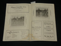 1929 G. M. TECH VS. ADRIAN COLLEGE FOOTBALL PROGRAM - NICE PHOTOS - J 5783
