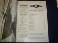1955 FEBRUARY MOTOR BOATING MAGAZINE - THE YACHTSMEN'S MAGAZINE - B 6617