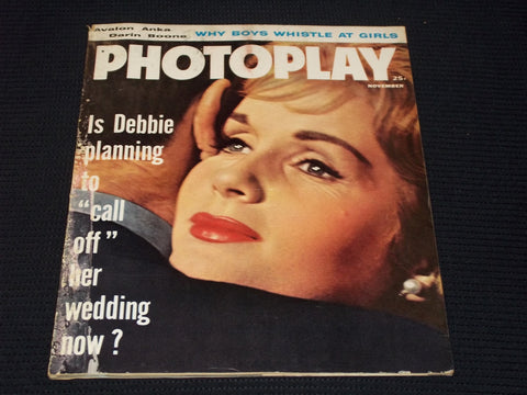 1960 NOVEMBER PHOTOPLAY MAGAZINE - DEBBIE REYNOLDS FRONT COVER - E 16678
