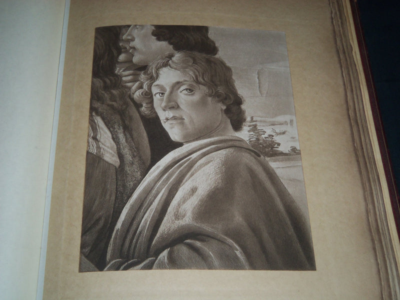 1907 SANDRO BOTTICELLI VOLUME BY EMILE GEBHART - FRENCH - NICE ENGRAVINGS - Z 20