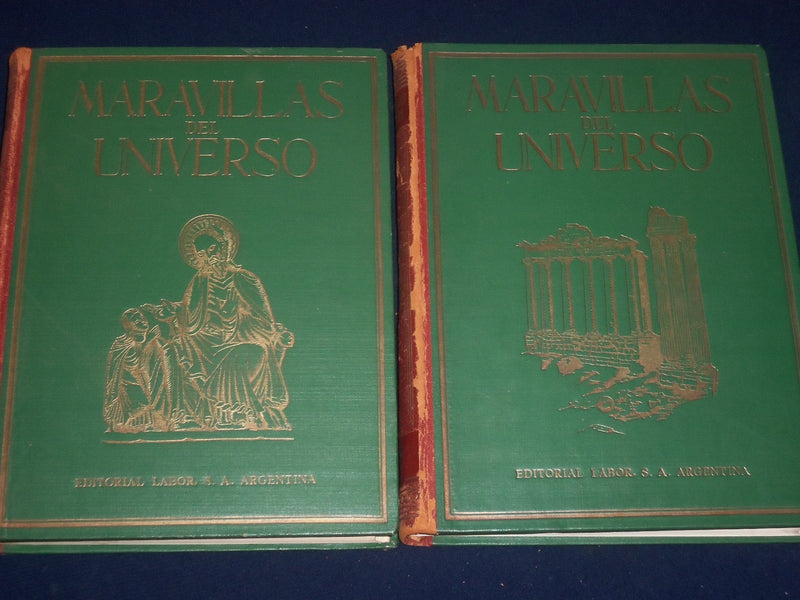 1947 MARAVILLAS DEL UNIVERSO VOLUME 2 & 3 PUBLISHED BY J. G. GUINON - KD 1526