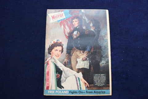 1954 MAY 2 NY MIRROR MAGAZINE - EUGENIA OLINKIEWICZ COVER - E 22527