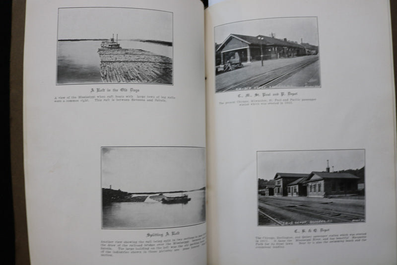 1928 SAVANA OLD AND NEW PICTURE BOOK - ILLINOIS - SOFTCOVER BOOK - K 2883