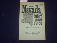 1970'S NEVADA TREASURE HUNTERS GHOST TOWN GUIDE SOFTCOVER BOOK - J 9604