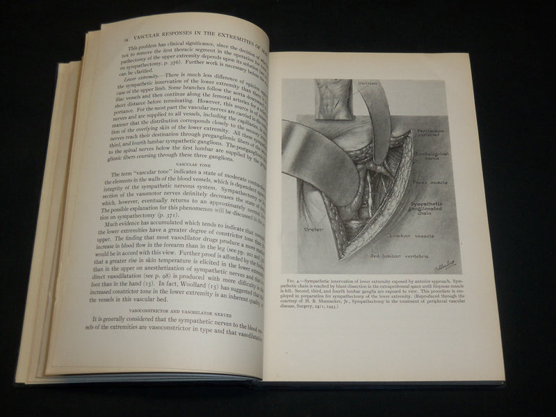 1944 RESPONSES IN EXTREMITIES OF MAN BOOK BY DAVID I. ABRAMSON, M. D. - KD 2764Y