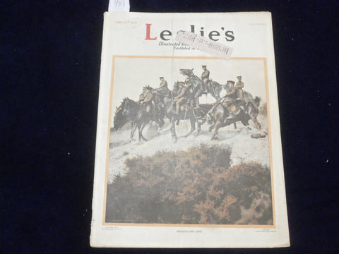 1916 NOVEMBER 2 LESLIE'S WEEKLY MAGAZINE - CAMPAIGN'S FINISH - ST 6123