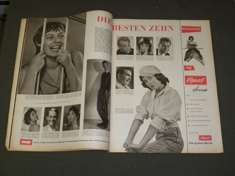 1956 OCT STAR REVUE (GERMAN) MAGAZINE-NICE COVER, PHOTOS, ARTICLES & ADS- B 3967