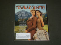 2011 SEPTEMBER TOWN & COUNTRY MAGAZINE-MARIEL HEMINGWAY & DAUGHTER COVER- B 2368