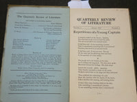 1944 SPRING QUARTERLY REVIEW OF LITERATURE MAGAZINE VOLUME 1 NO. 3 - J 6171