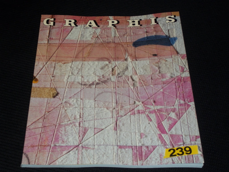 1985 #239 GRAPHIS MAGAZINE VERY NICE COVER ART & INSIDE PAGES - E 819